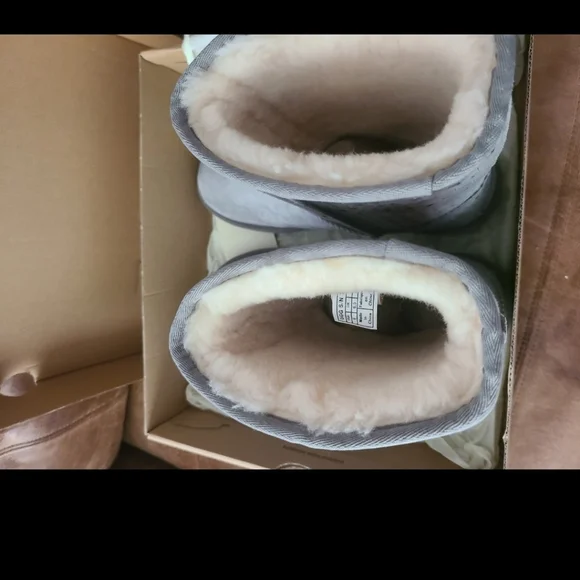 UGG Women's Gray Suede Boots